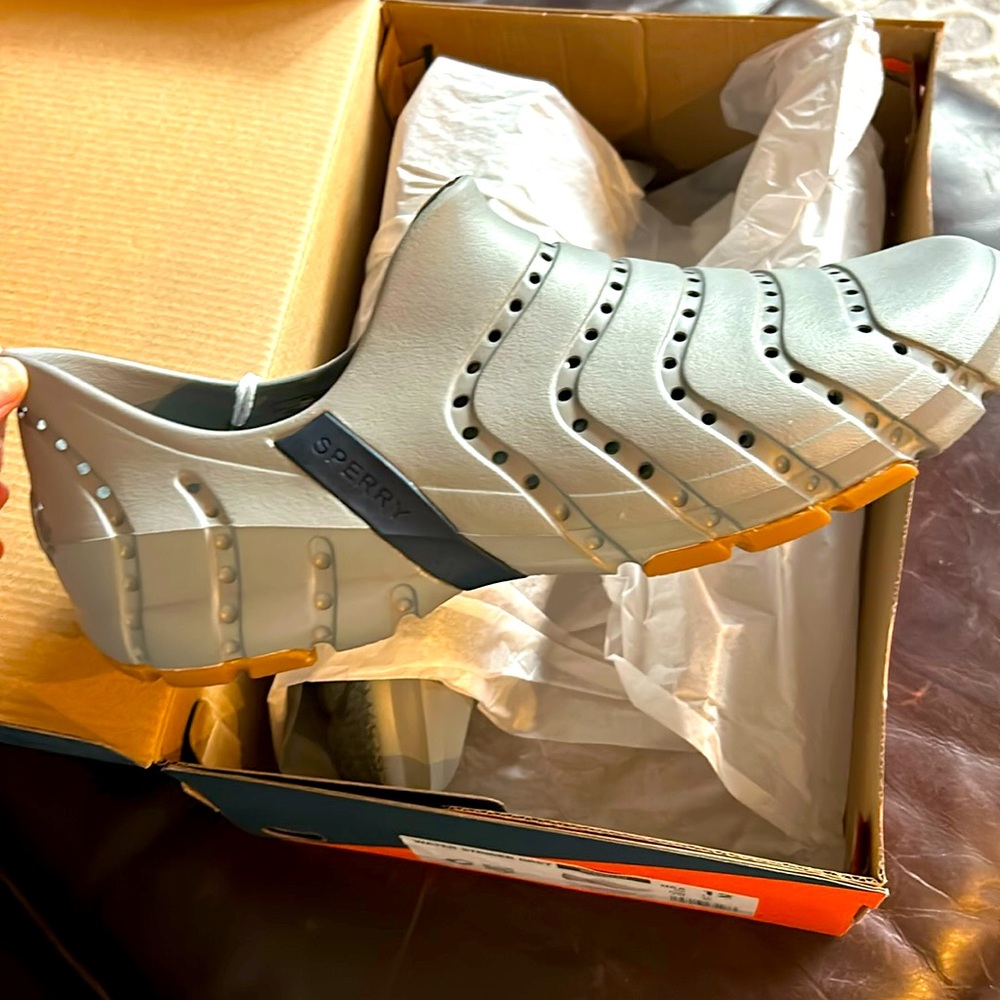 NWT, Men’s Sperry Sport Water Strider Grey, size 12 (EUR 46), water shoes